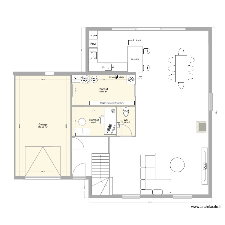 Maison m&eacute;m&eacute; Futur v2. Plan de 0 pièce et 0 m2
