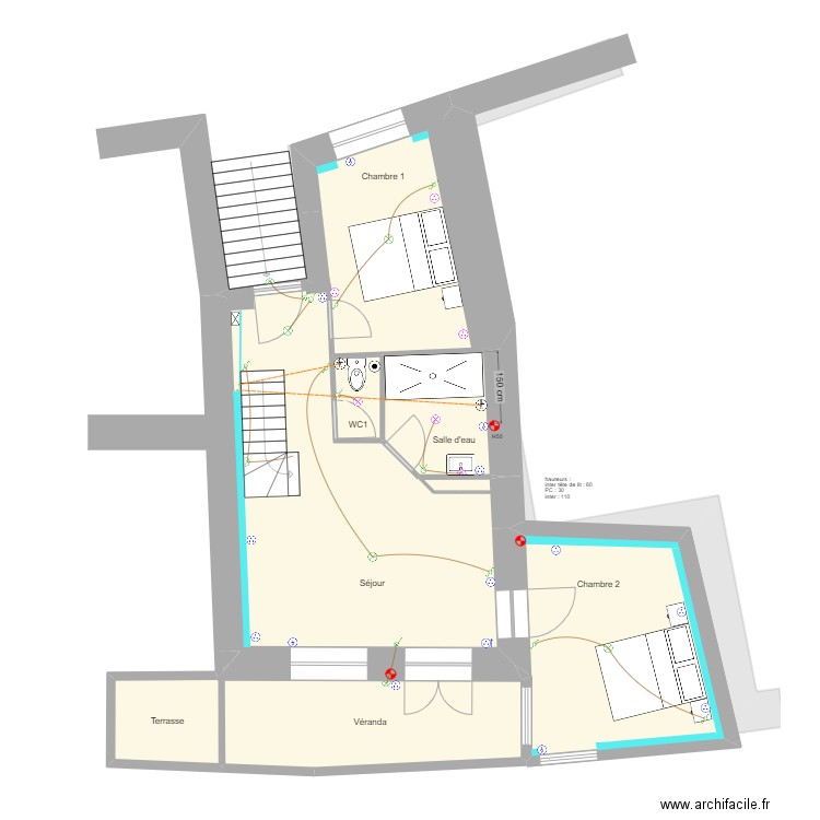 Clara Mestre - Lauroux - 2. Plan de 12 pièces et 199 m2