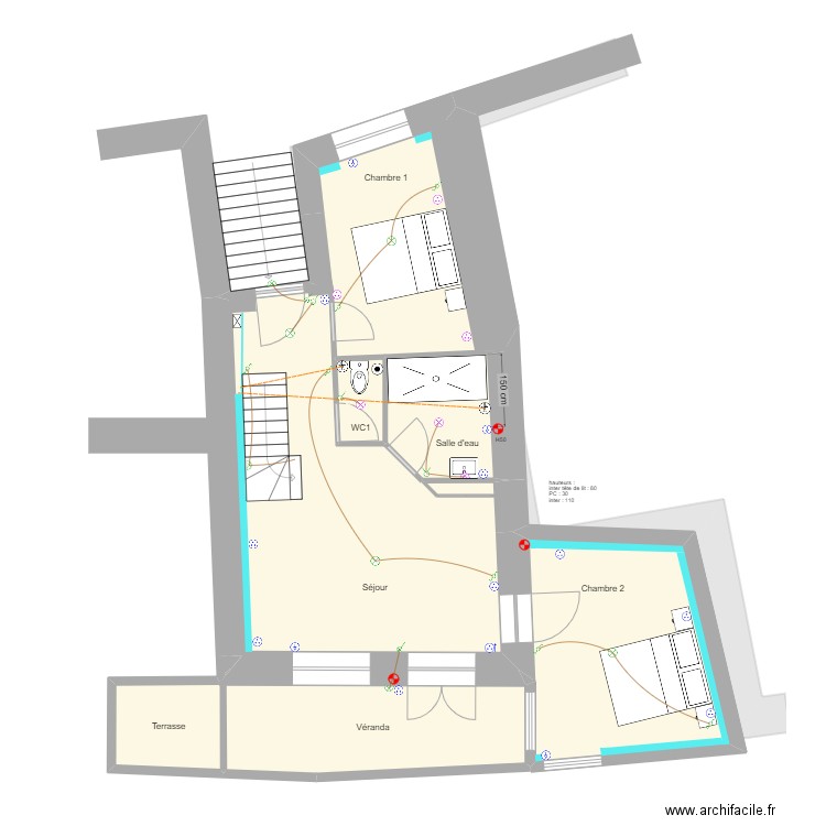 Clara Mestre - Lauroux - 2. Plan de 13 pièces et 199 m2