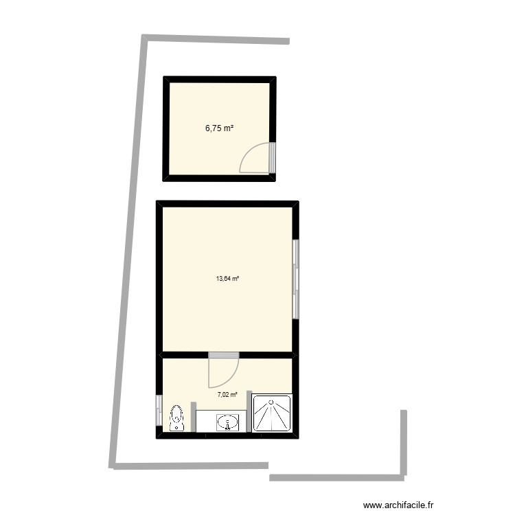 Villa 2 - Lantai 1 - BAGUS BASE V2. Plan de 0 pièce et 0 m2