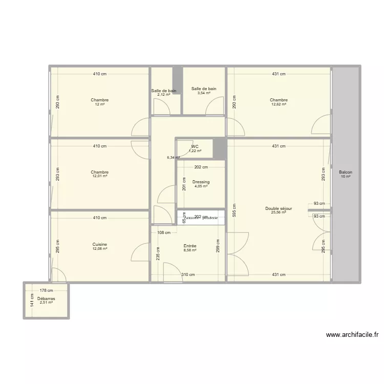 Audouze. Plan de Audouze. Plan de