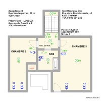 plan de situation 28 ln Jette niveau 4