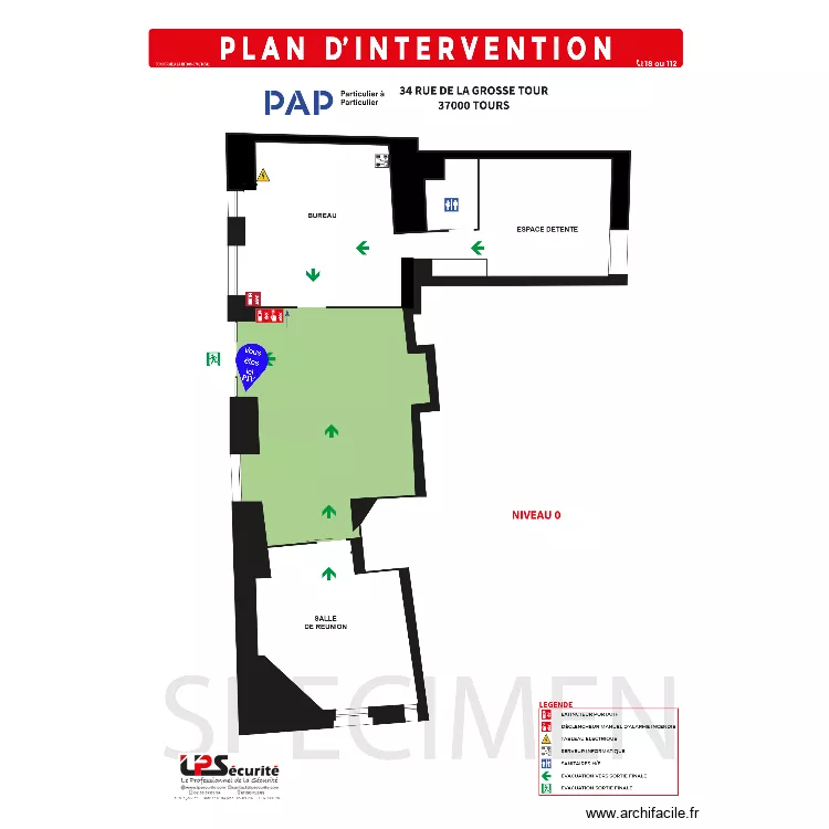 PAPA TOURS 1. Plan de 