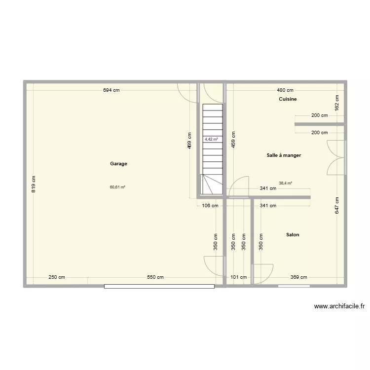 FONTA Roland RDC. Plan de 