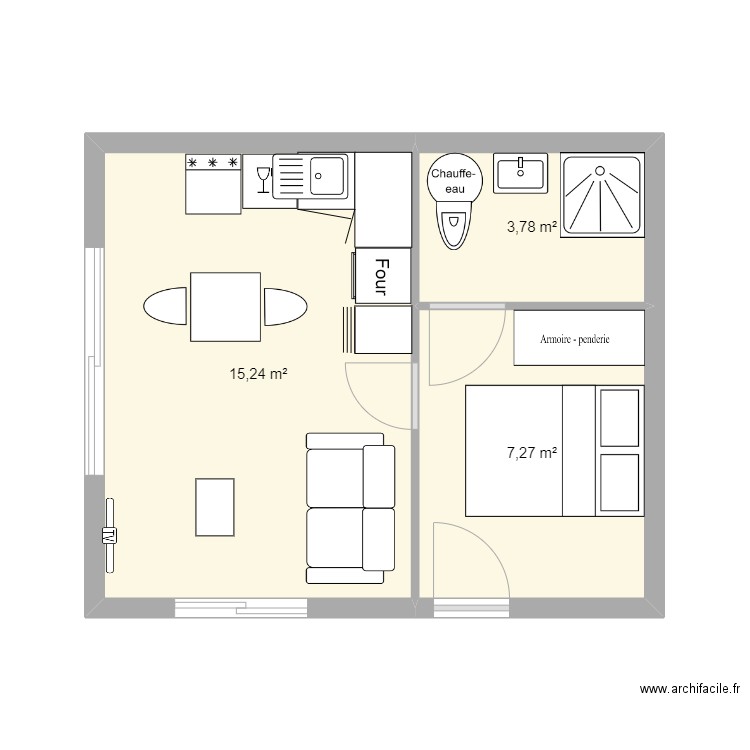 POOL HOUSE. Plan de 0 pièce et 0 m2