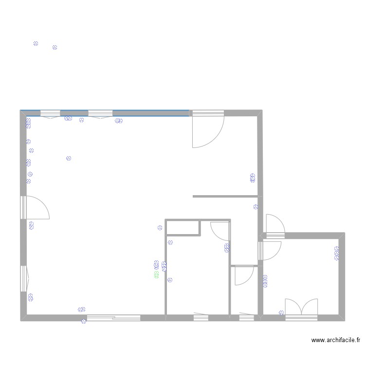 JAVERDAT PRISE. Plan de 10 pièces et 149 m2