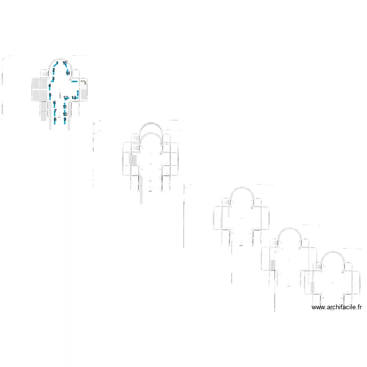 2 Eglise Saint Paul - Etoile d'Alsace. Plan de 2 Eglise Saint Paul - Etoile d'Alsace. Plan de