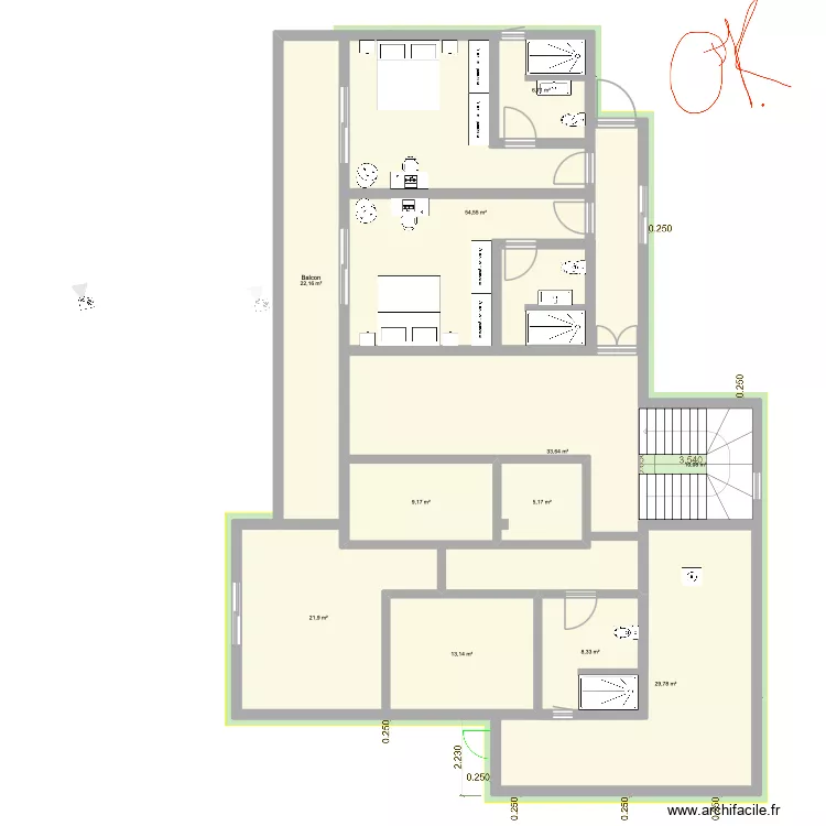 House 1 Elec. Plan de 19 et 422 m² House 1 Elec. Plan de 19 et 422 m²