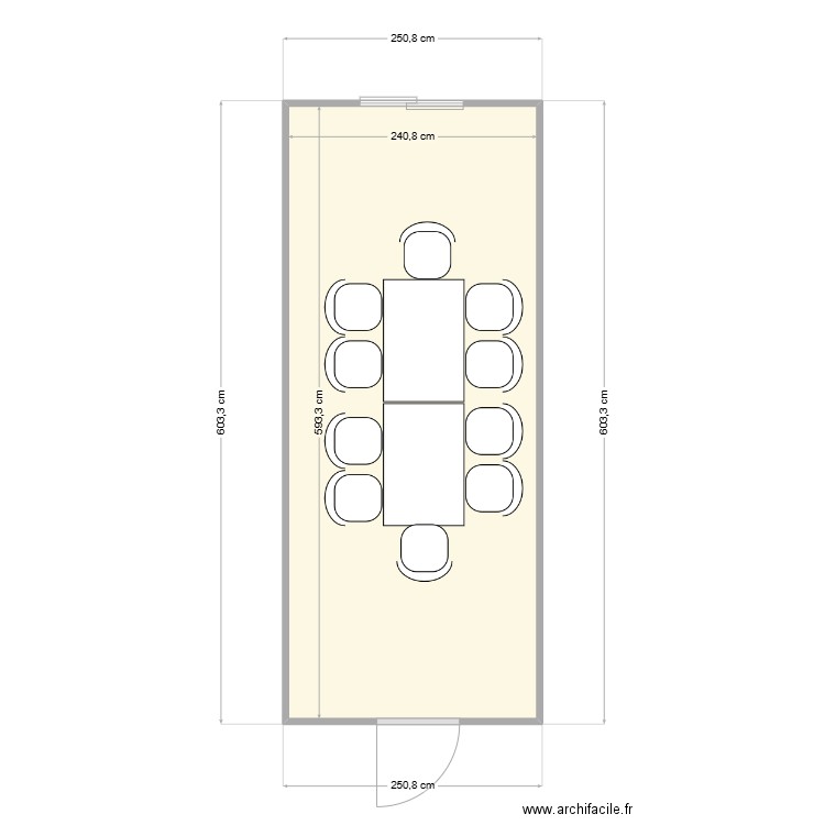GROUPE POISSON CHANTIER VENISSIEUX. Plan de 1 pièce et 14 m2