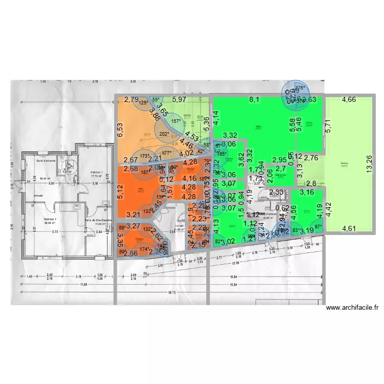 4 Quartier. Plan de 