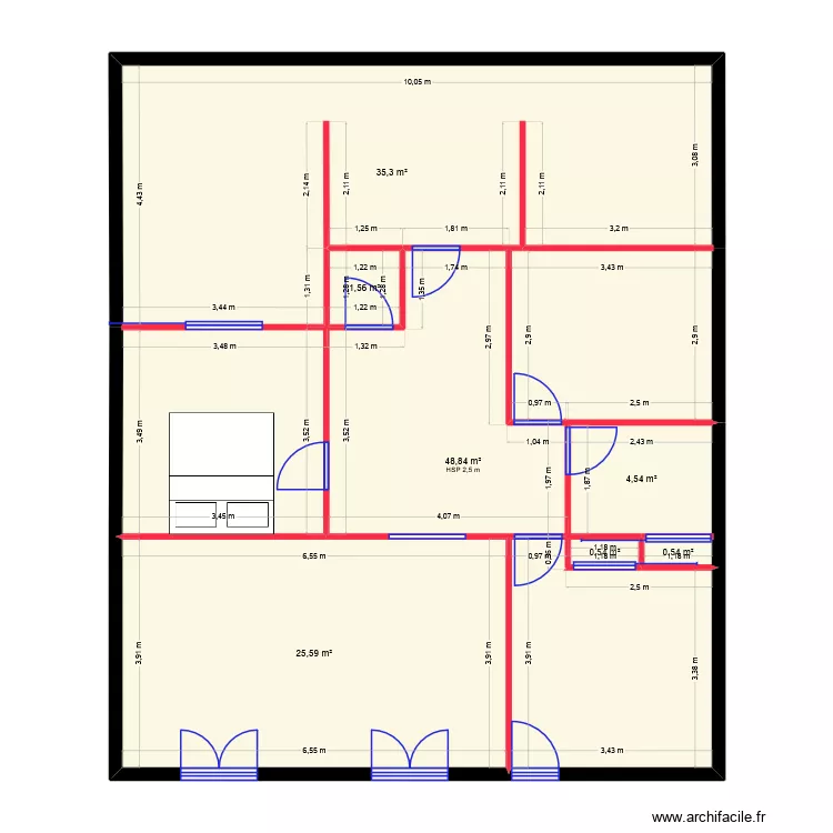 appartement. Plan de 7 et 117 m² appartement. Plan de 7 et 117 m²