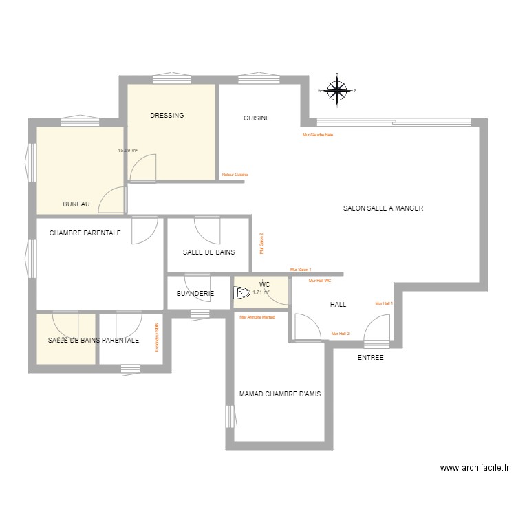 STEIMATSKY 3. Plan de 3 pièces et 20 m2
