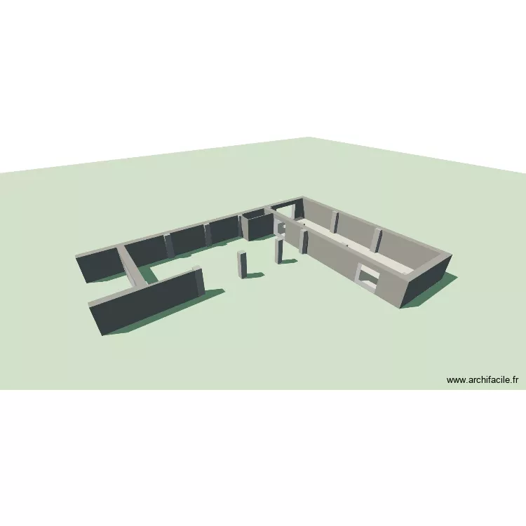 salle de reception. Plan de 1 et 90 m² salle de reception. Plan de 1 et 90 m²
