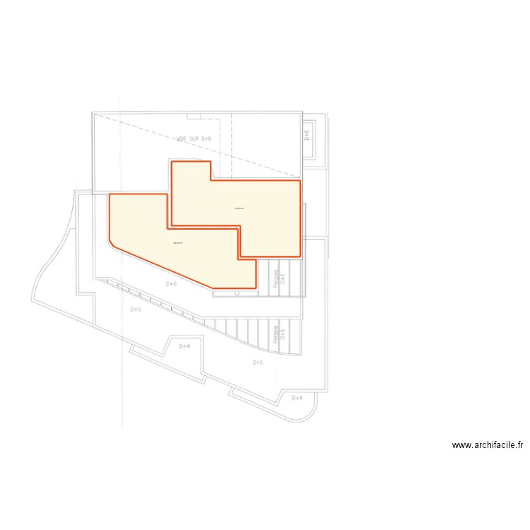 COURBEVOIE MANHATTAN PARK BAT D. Plan de 2 pièces et 76 m2