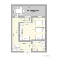 Fleury Maison 1 bergerie rez de chauss&eacute;e projet 5