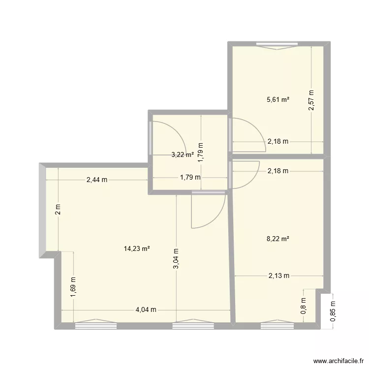 estrangin R5. Plan de 4 pièces et 31 m² estrangin R5. Plan de 4 pièces et 31 m²