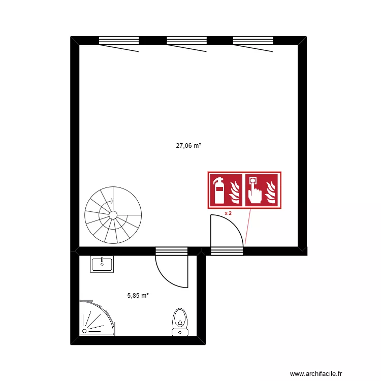 ARS Garibaldi - MS. Plan de 2 et 33 m² ARS Garibaldi - MS. Plan de 2 et 33 m²