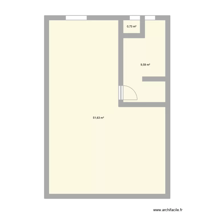 LOC roy. Plan de 3 et 62 m² LOC roy. Plan de 3 et 62 m²