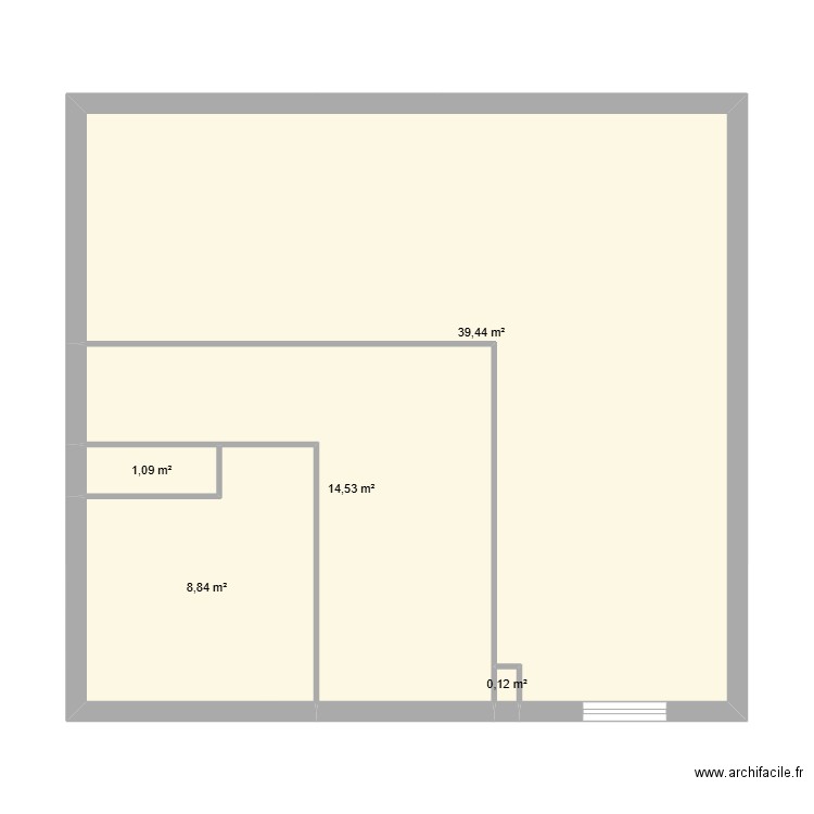 chalandray. Plan de 10 pièces et 111 m2