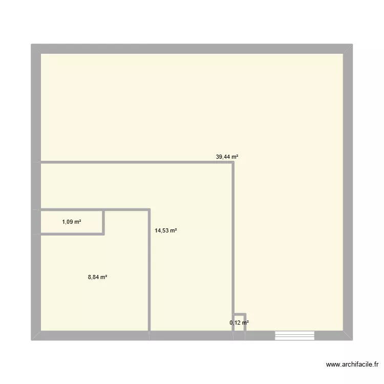chalandray. Plan de 