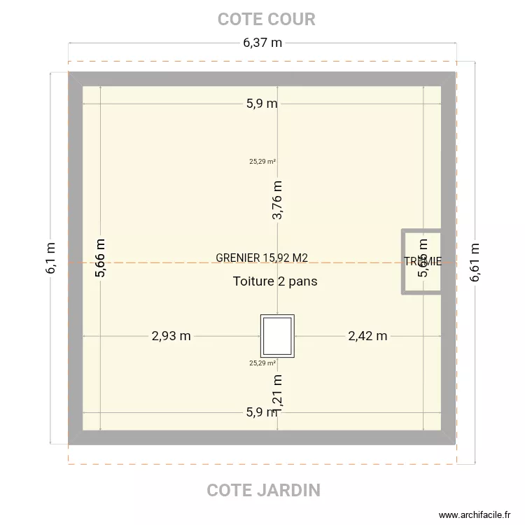 GARAGE PLAN ACTUEL V1. Plan de 