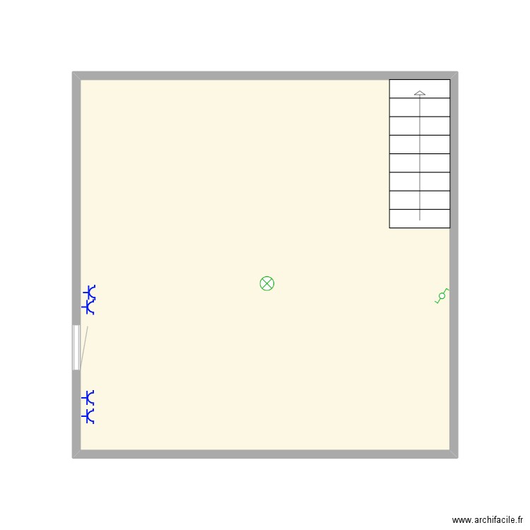 granier. Plan de 1 pièce et 24 m2