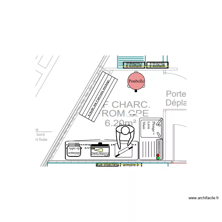 Labo La Tourette FC. Plan de 