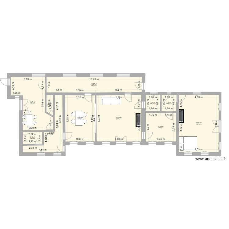dv 1. Plan de 0 pièce et 0 m2