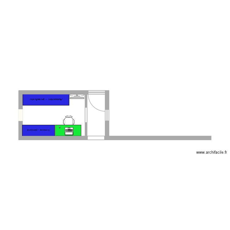 Extension. Plan de 0 pièce et 0 m2