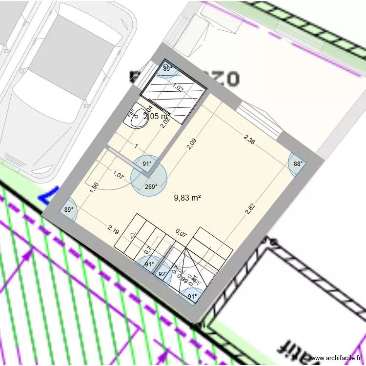 roulette v6. Plan de 3 et 30 m² roulette v6. Plan de 3 et 30 m²