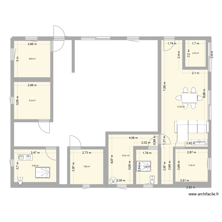 fossemagne plans. Plan de 0 pièce et 0 m2
