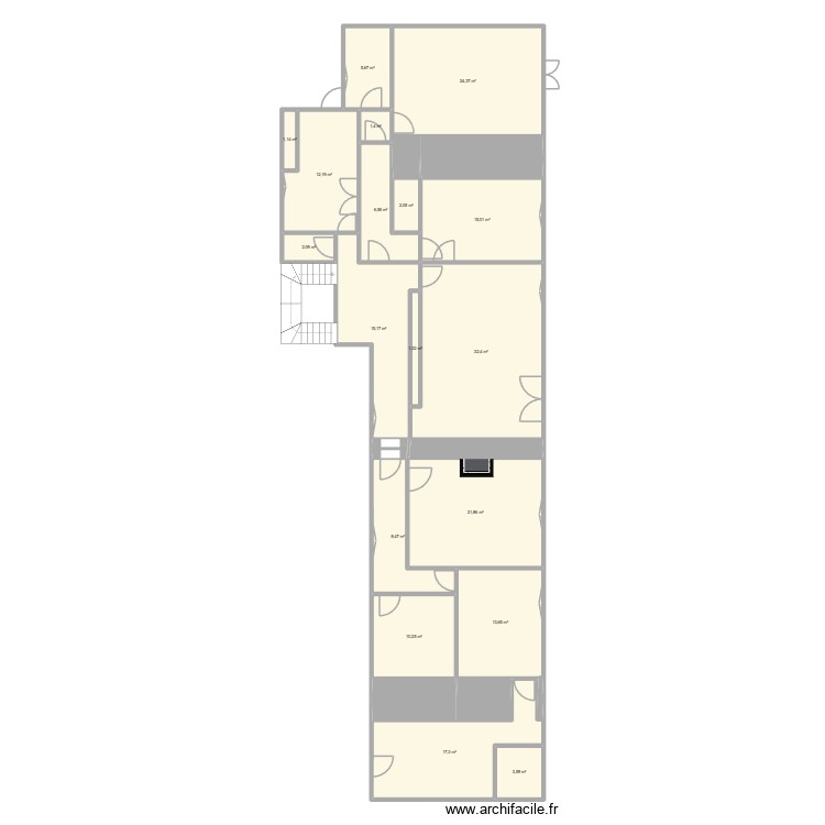 Plan actuel 2. Plan de 0 pièce et 0 m2