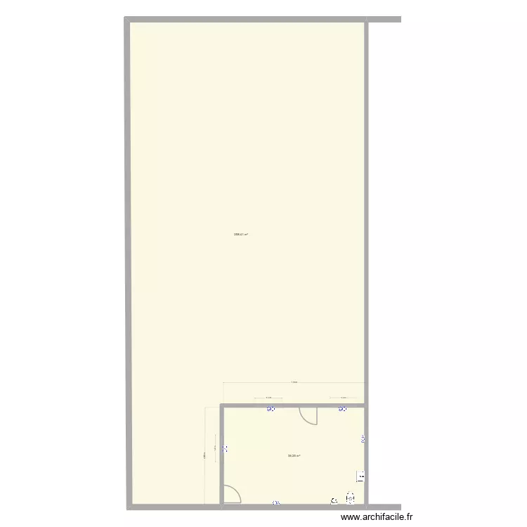 Bureau Location_B. Plan de 2  et 295 m²