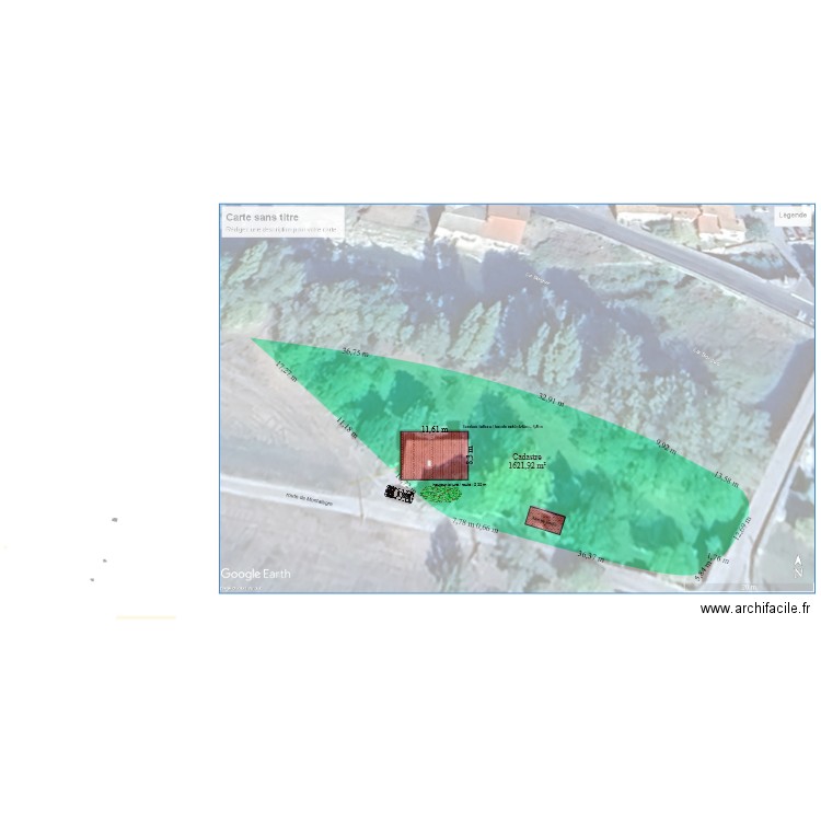 versols. Plan de 0 pièce et 0 m2