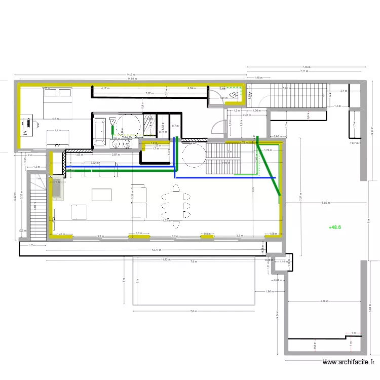 rdc mazurier jeudi amenagement. Plan de 