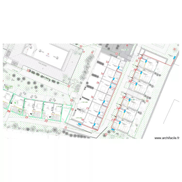 hotel le dimitile B&acirc;timent 2. Plan de 