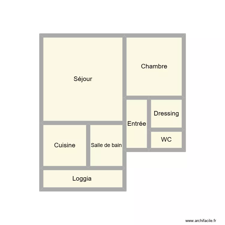 2505 GOUZIEN. Plan de 