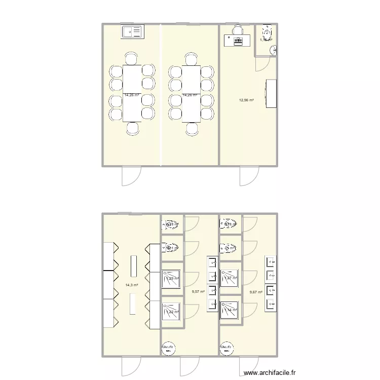 EGCS CHANTIER ST GEORGES DE RENEINS. Plan de 