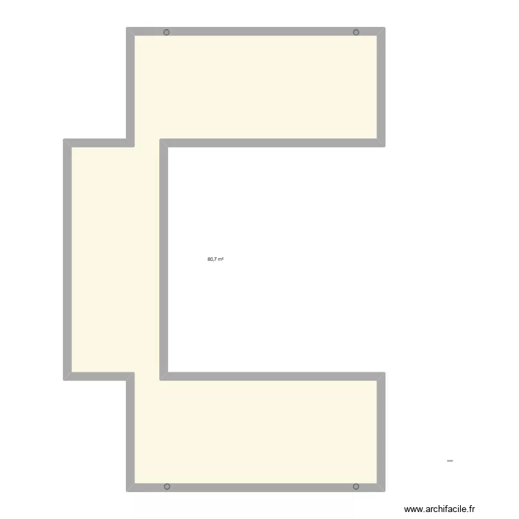 klm. Plan de 1 Pièce et 81 m² klm. Plan de 1 Pièce et 81 m²