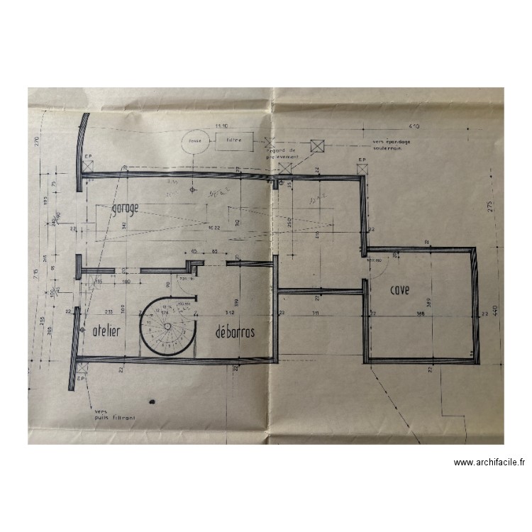 RezDeChaussée. Plan de 0 pièce et 0 m2