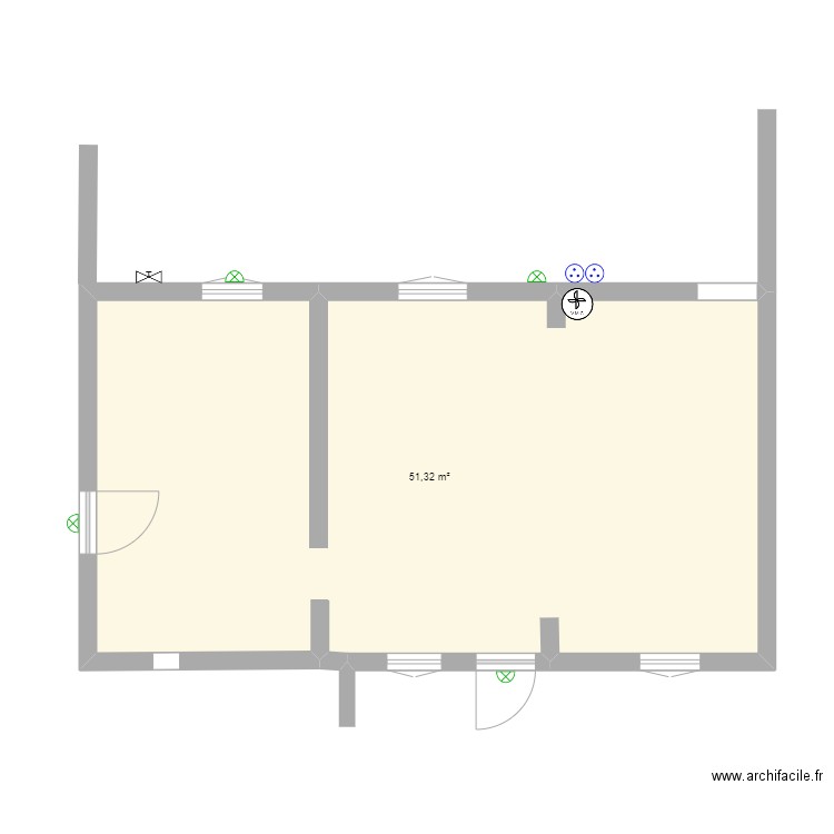 extérieur neuvial. Plan de 0 pièce et 0 m2
