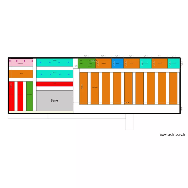 Potager Laruscade. Plan de 1 pièce et 140 m² Potager Laruscade. Plan de 1 pièce et 140 m²