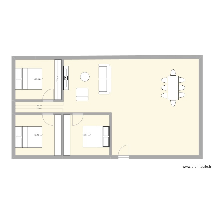 idée. Plan de 0 pièce et 0 m2