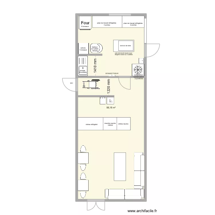 salon habere poche marion. Plan de 1 pièce et 56 m² salon habere poche marion. Plan de 1 pièce et 56 m²