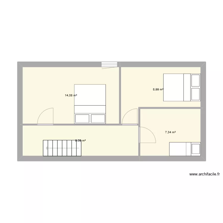 etage labergement. Plan de 