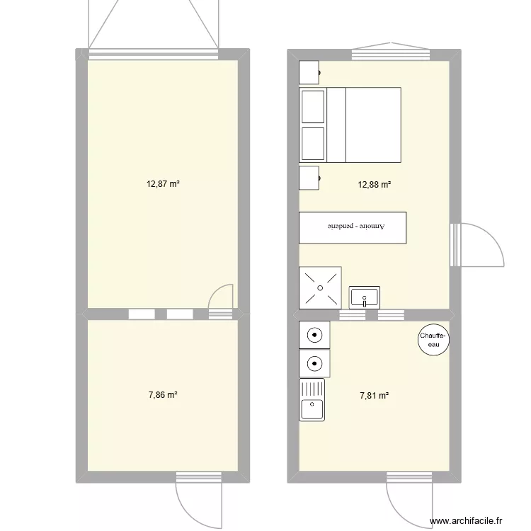 transformation du garage en chambre. Plan de 4 et 41 m² transformation du garage en chambre. Plan de 4 et 41 m²