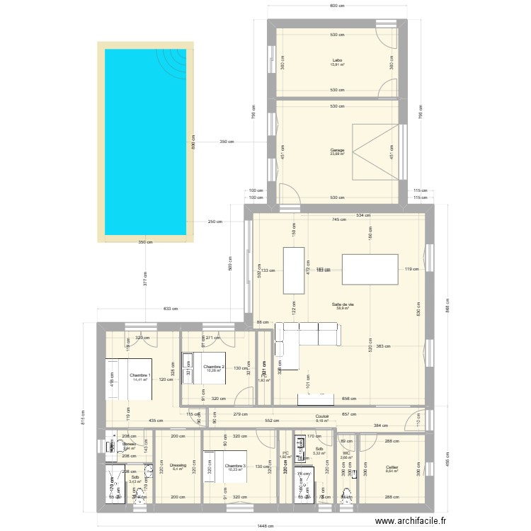 béa11. Plan de 0 pièce et 0 m2