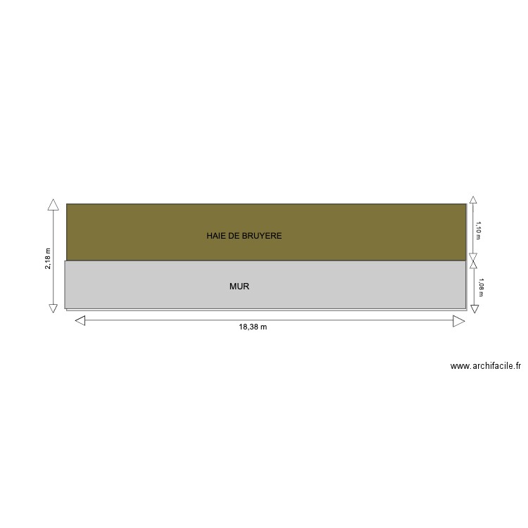 Clôture initiale. Plan de 0 pièce et 0 m2