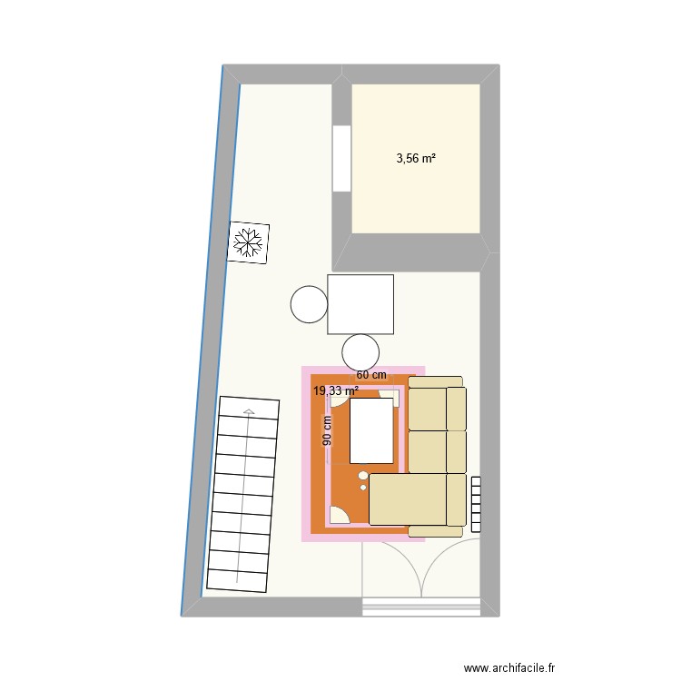 Salon belettes. Plan de 0 pièce et 0 m2