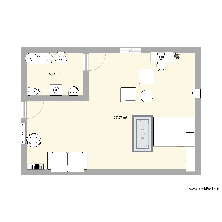 ma chambre. Plan de 0 pièce et 0 m2